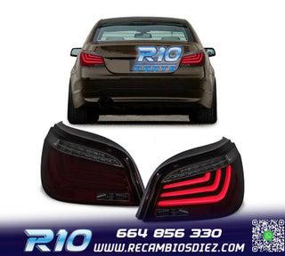 Pilotos bmw serie 5 e60 03-07 led rojo ahumado