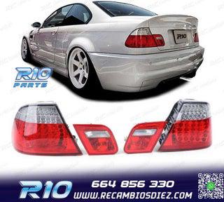 Pilotos led bmw serie 3 e46 coupe 99-03 rojo cristal