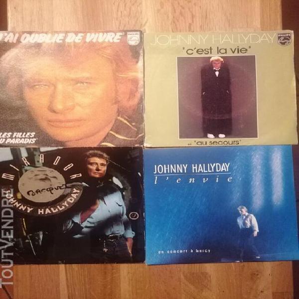 Johnny hallyday, 4x45 tours