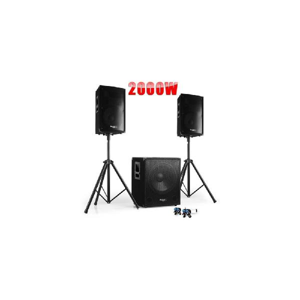 Ibiza sound - pack sono dj ibiza cube 1512 + pieds +