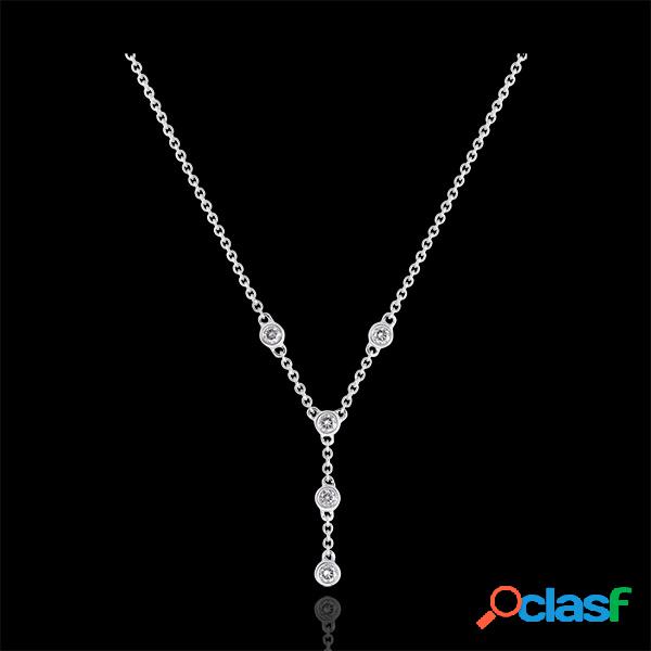 Collier fraã®cheur - grã¢ce - or blanc 9 carats et diamants