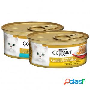 Gourmet gold les timbales savoureuses combipack pour chat 48 x 85 g