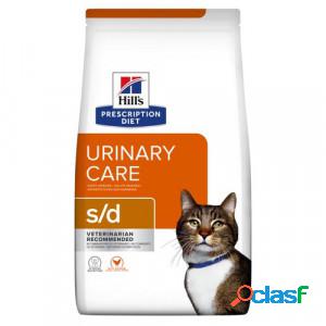 Hill&apos;s Prescription Diet S/D Urinary au poulet pour chat 3 x 3 kg