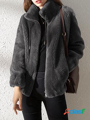 Winter padded stand-collar warm jacket