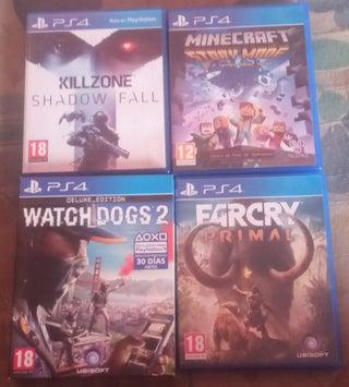 Pack juegos ps4