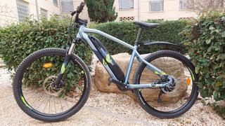 Bicicleta eléctrica rockrider st100, como nueva.