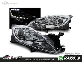 faros delanteros luz diurna led para mazda 6