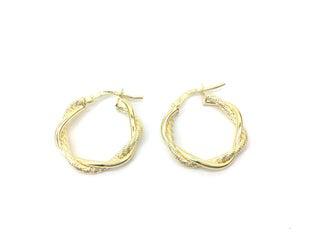 Argollas oro 18k