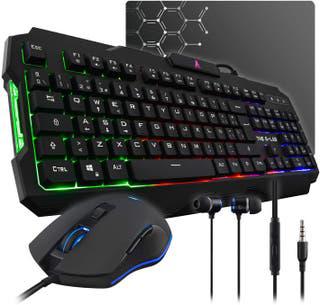 4 en 1 gaming bundle - teclado gaming