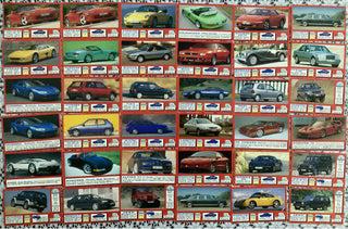 Lote de cromos de coches años 90