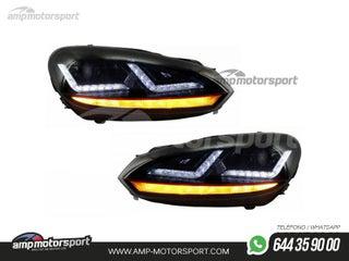 Faros delanteros osram full led para volkswagen golf 6