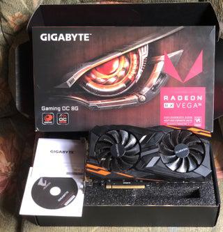 Tarjeta grafica gigabyte rx vega 56 gaming oc 8gb