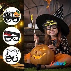 4 pièces halloween drôle lunettes clown araignée citrouille lunettes fête photo accessoire décoration vacances drôle lunettes de soleil fournitures miniinthebox