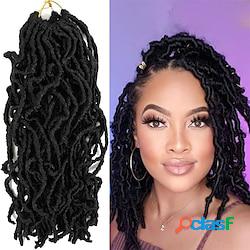 8 paquets de cheveux courts au crochet faux locs 120 mèches 12 pouces dreadlocks ondulés tresses au crochet cheveux naturels pré-bouclés au crochet pour les femmes noires (12 pouces Lightinth