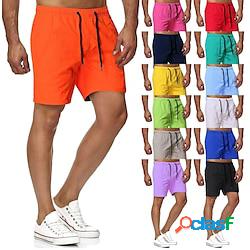 Homme Surf Boardshort short de bain Short de bain Short de plage Cordon Taille elastique Imprimer Couleur unie Imprime Séchage rapide Extérieur Longueur genou du quotidien Plage Hawaïen Chino