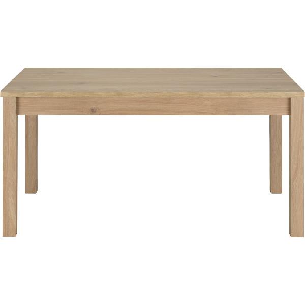 Limanda - table rectangulaire extensible - bois clair (6