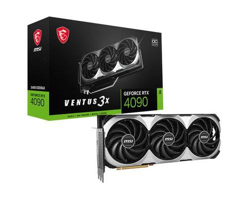 msi geforce rtx 4090 ventus 3x e 24g oc - carte graphique