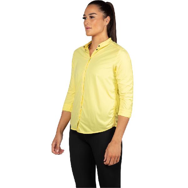 jack wolfskin ruched seams femmes shirt