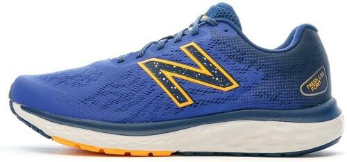 new balance chaussures de running bleu/orange homme 680v7 -