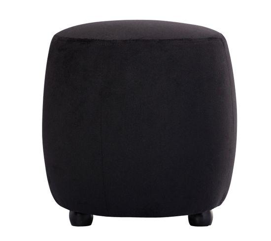 Pouf h. 32 cm oscar noir