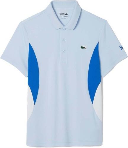 lacoste polo tennis novak djokovic bleu clair - colizey