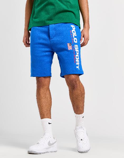 Polo ralph lauren short fleece homme bleu- jd sports france