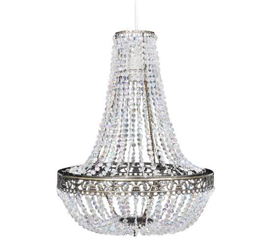 lustre suspendu crystal 36,5 x 46 cm