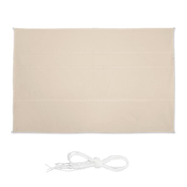 Voile d&amp;#x27;ombrage rectangulaire beige