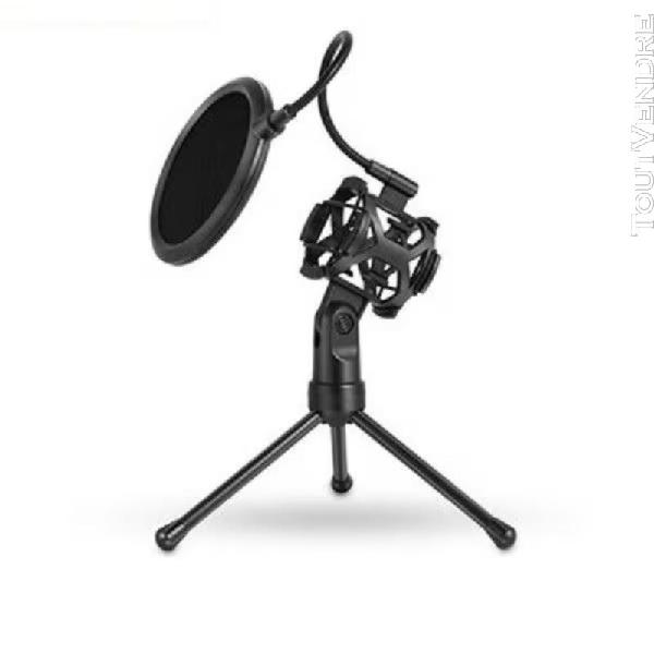 trade shop - table mini pied de microphone ps-2 kit filtre a