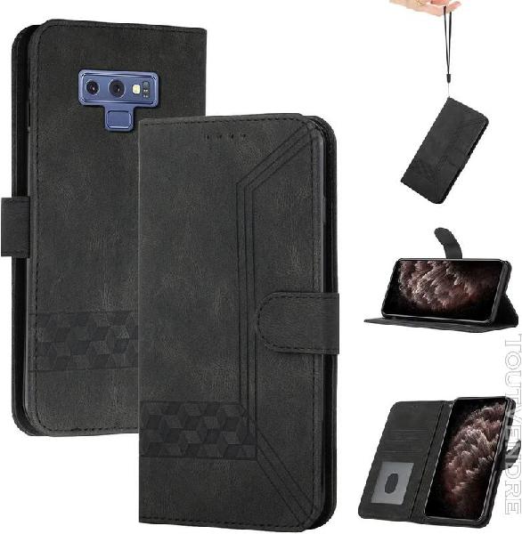 Coque pour samsung galaxy note 9,portefeuille etui housse en