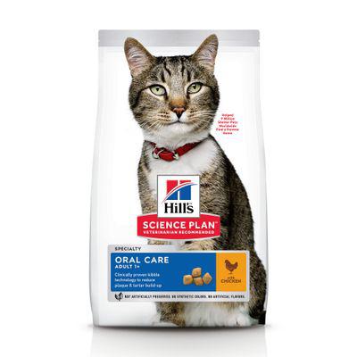 hill's science plan adult oral care poulet pour chat