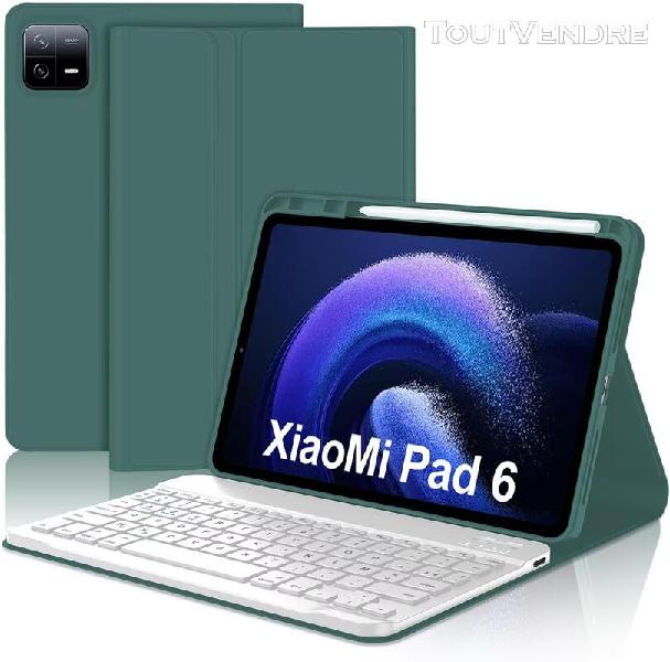 coque clavier pour xiaomi pad 6/6 pro 11 pouces 2023 azerty