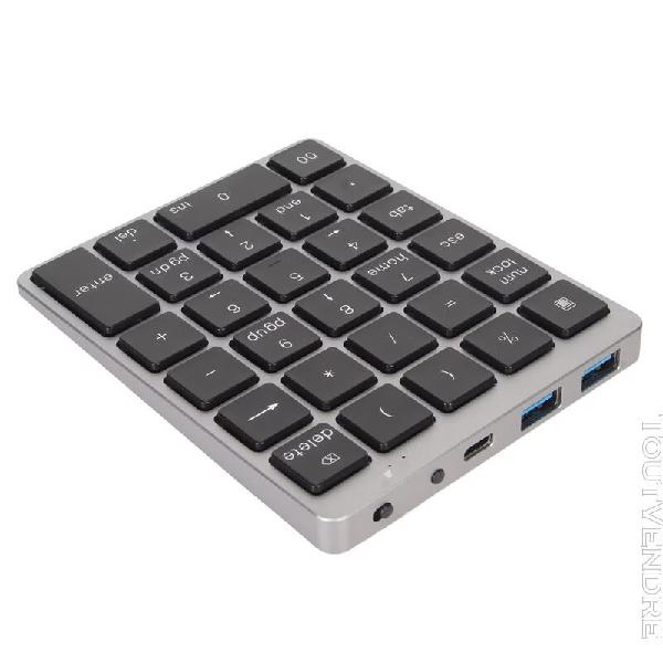 clavier numb'&'eacute;rique mini usb rechargeable filaire 28