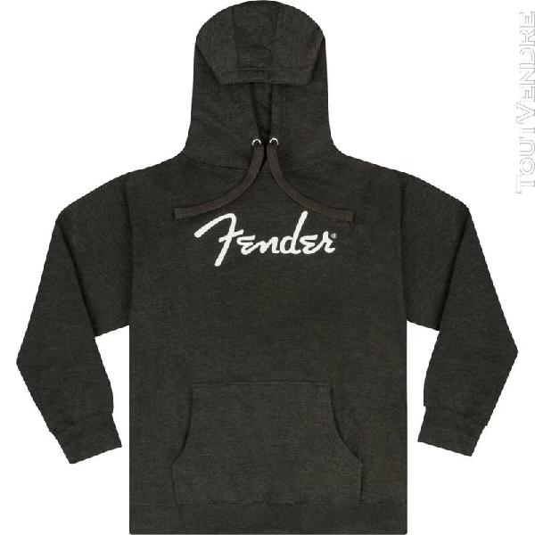 fender spaghetti logo hoodie gray heather l 67,74 €