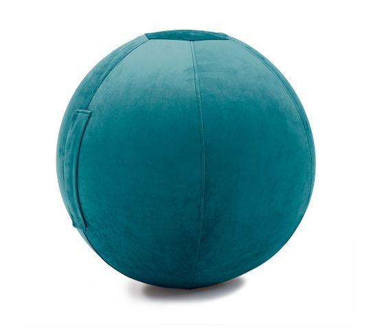 Balle de gym gonflable - bleu paon - 14500v-34