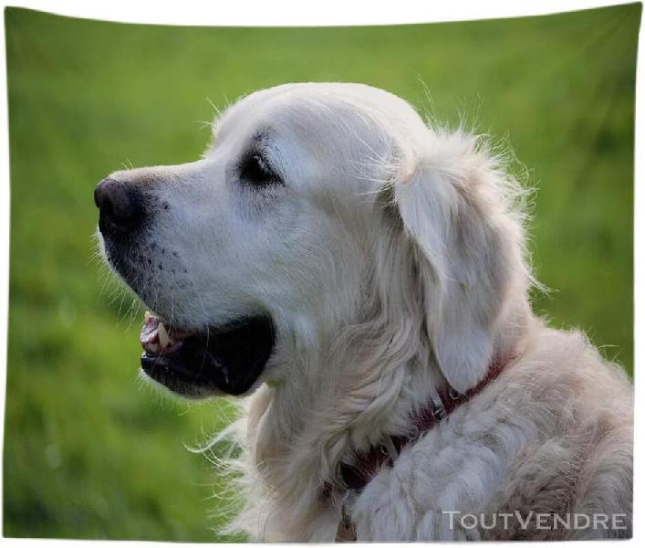 Tapisserie multifonctionnelle style chien retriever - tapiss