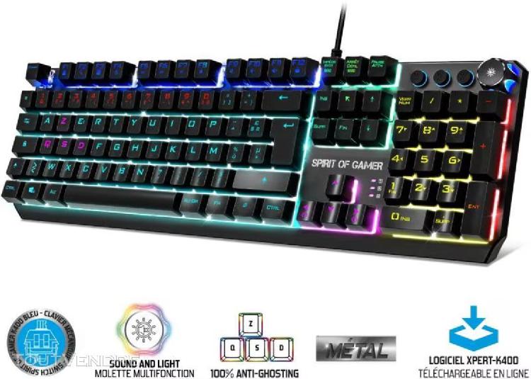 clavier gamer spirit of gamer xpert k400 49,95 €