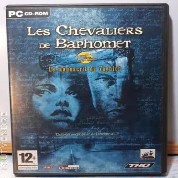 Jeu pc les chevaliers de baphomet le manuscrit de voynich,t