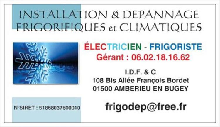 Artisan frigoriste - electricien 0 €