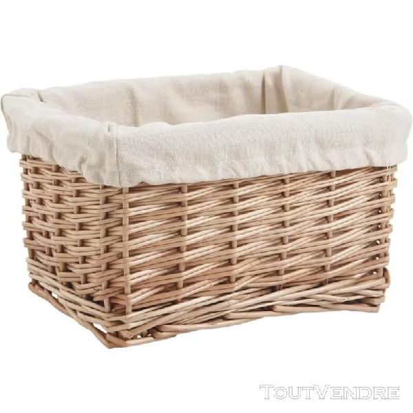 corbeille de rangement en osier 28 x 22 x 15 cm 26,80 €