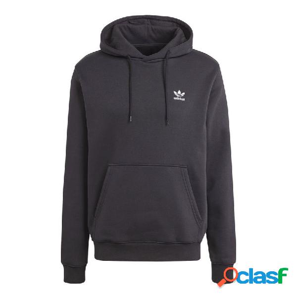 Adidas originals sweat à capuche essentials trefoil - noir, pointure small