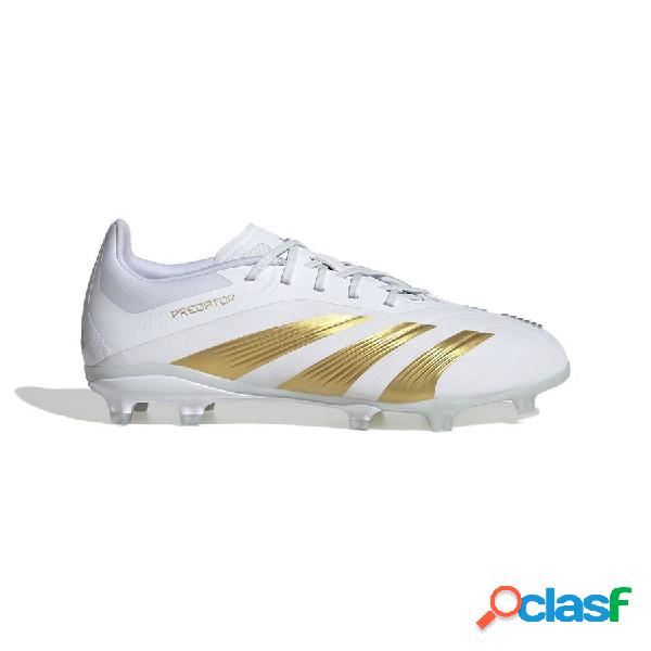 Adidas predator elite fg day spark - blanc/doré/blanc enfant - herbe naturelle (fg), pointure 31