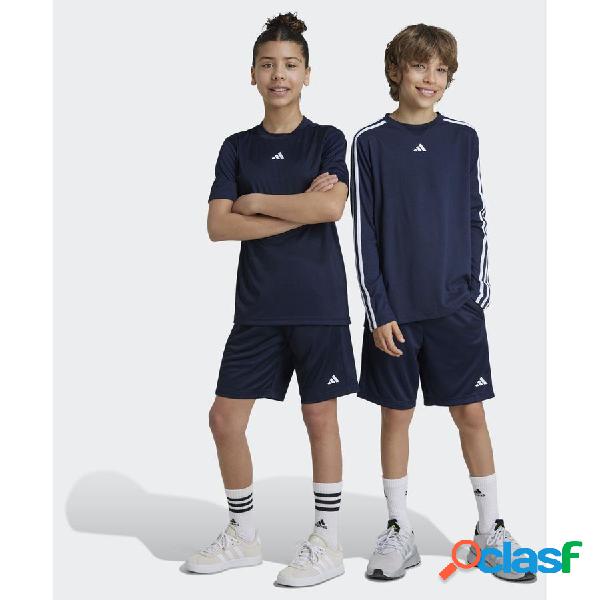 Adidas short à logo coupe standard train essentials enfants, pointure 116 cm