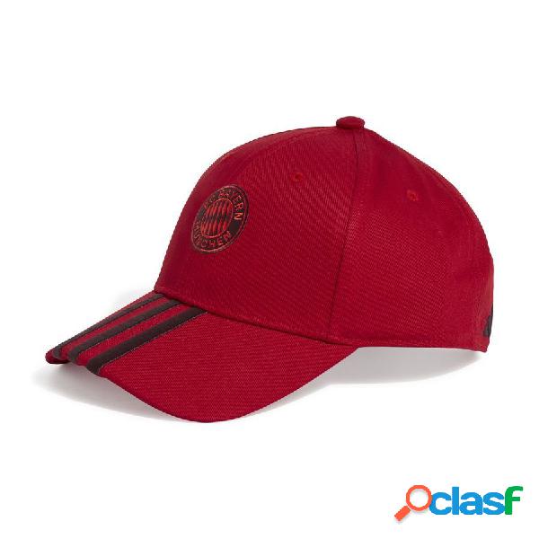 Bayern munich baseball casquette - rouge/marron - adidas, pointure one size medium