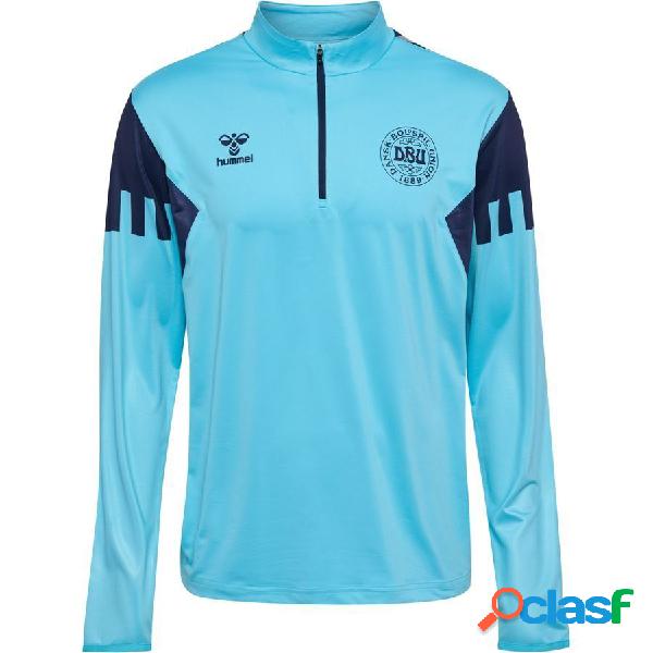 Danemark maillot dentraînement pro half zip - bleu/bleu marine - hummel, pointure large