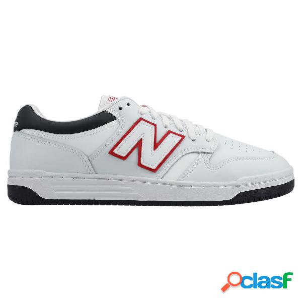 New balance chaussures bb480 - blanc/bleu marine/rouge, pointure 41½