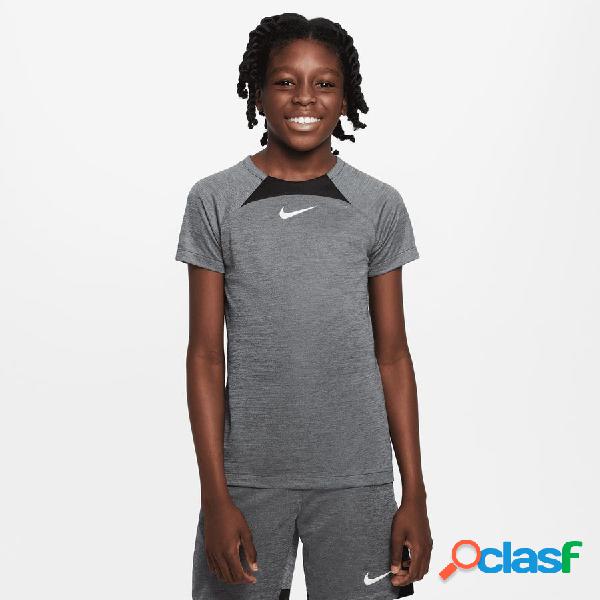 Nike t-shirt dentraînement dri-fit academy gx - gris/noir/blanc enfant, pointure m: 137-147 cm