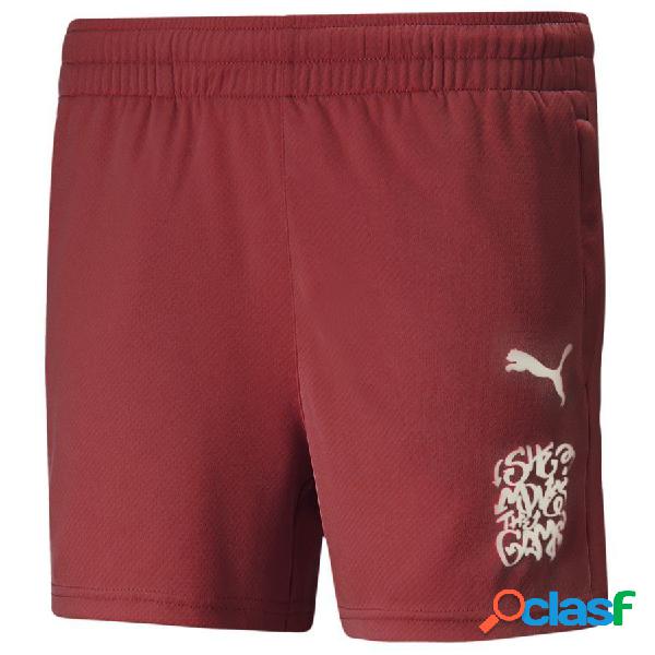 PUMA Short dEntraînement SHE MOVES THE GAME - Rouge Femme, pointure Large