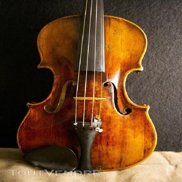 Antique italian violin b&#39;&quot;&#39;carlo bergonzib&#39;&quot;&#39; 1741 bright