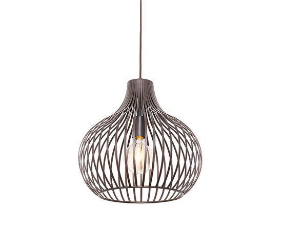 Suspension moderne marron 38 cm - sapphira